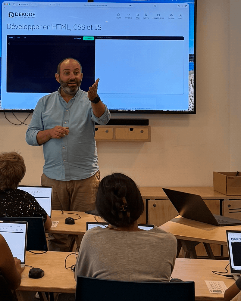 Atelier de programmation web à la Bibliothèque de la Cité de Genève