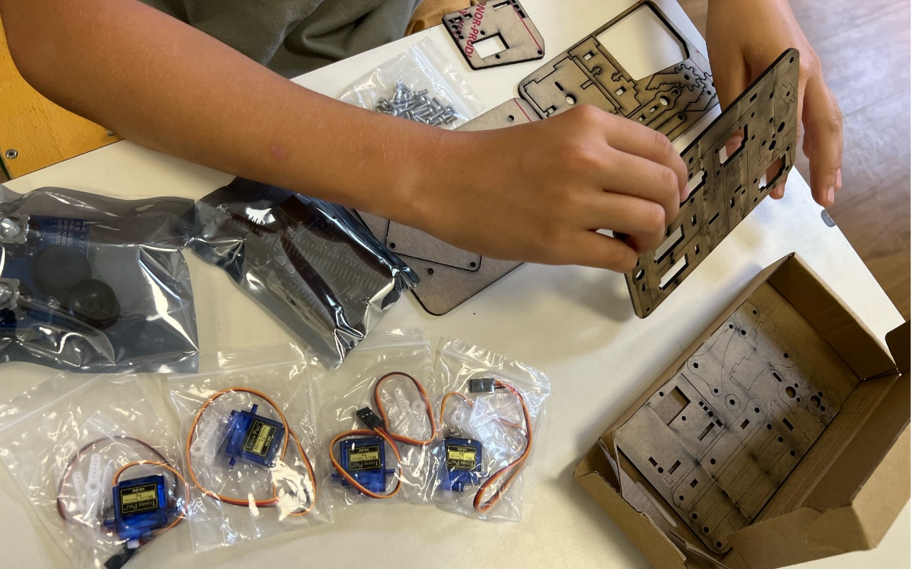 Déballage du bras robotisé