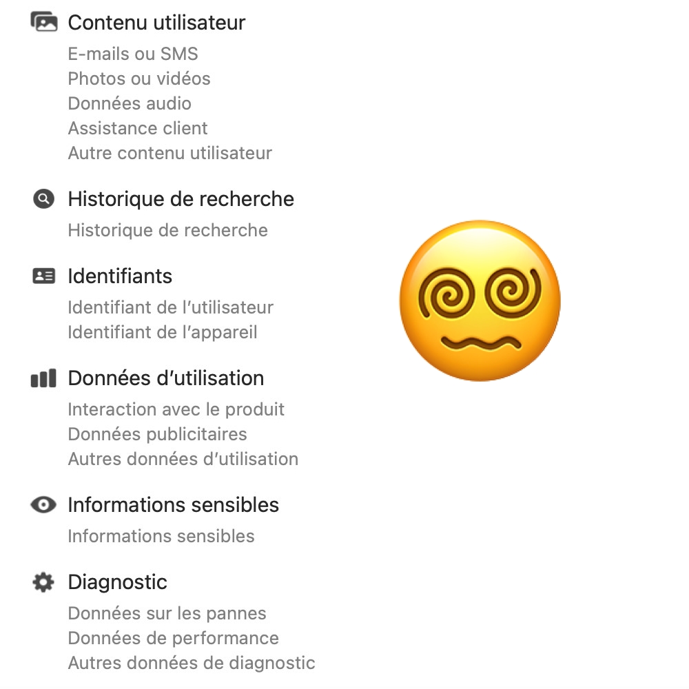 Illustration collecte de données privées